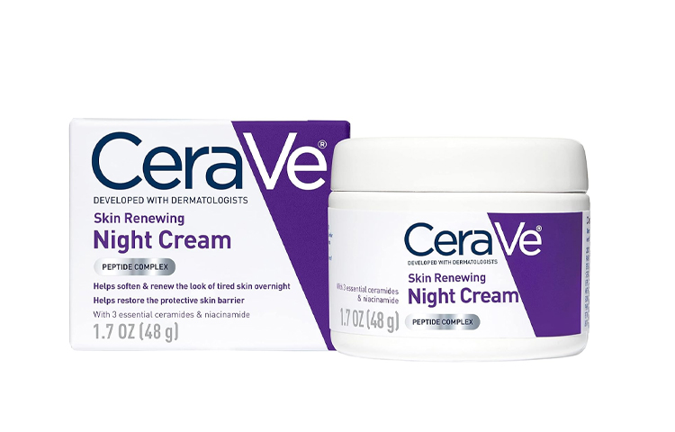 

Восстанавливающий и обновляющий ночной крем Niacinamide, Shea Oil, увлажняющий и питающий, 48г/48г*2 CeraVe, 48g