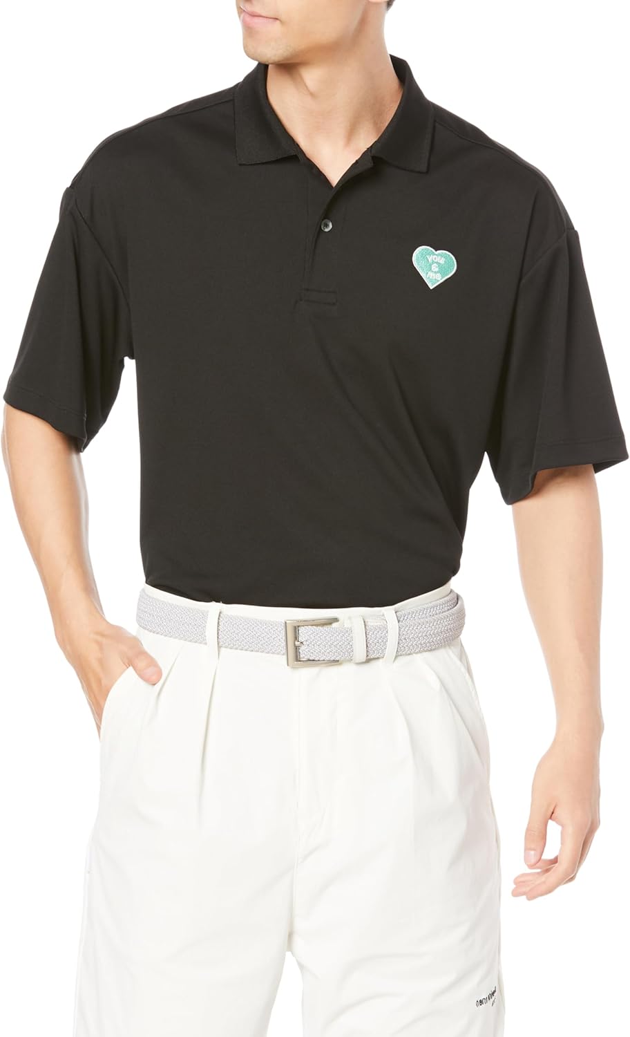 

Мужская поло-рубашка с коротким рукавом Nano Universe Golf 030-4160002 (Aero Cool: впитывающая и быстросохнущая ткань) / для гольфа, черный