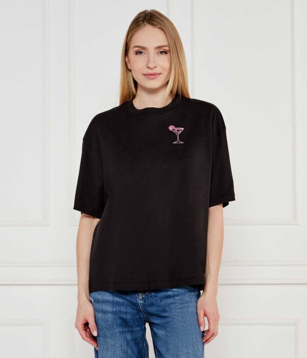 

Футболка c_eboyfriend_4 Oversize fit Boss Orange, черный