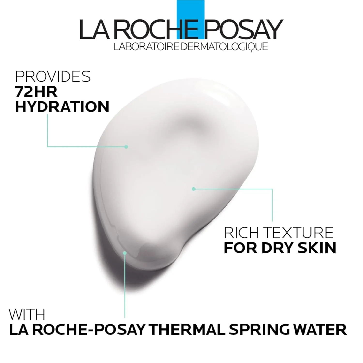 Крем для лица La Roche-Posay — Hydraphase HA Rich, увлажняющий с гиалуроновой кислотой для сухой кожи, -часовая, 50 мл — фото 2