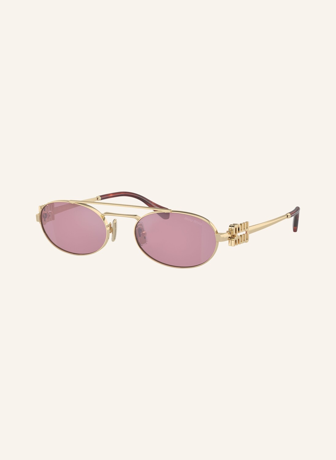 

Солнцезащитные очки му 54zs Miu Miu, золотой