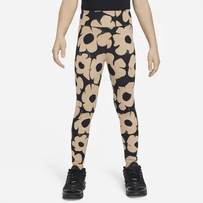 

Леггинсы Nike Floral, черный