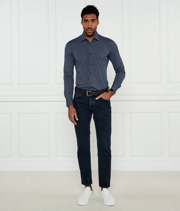 Рубашка Boss P Hank Kent Slim Fit, синий — фото 2