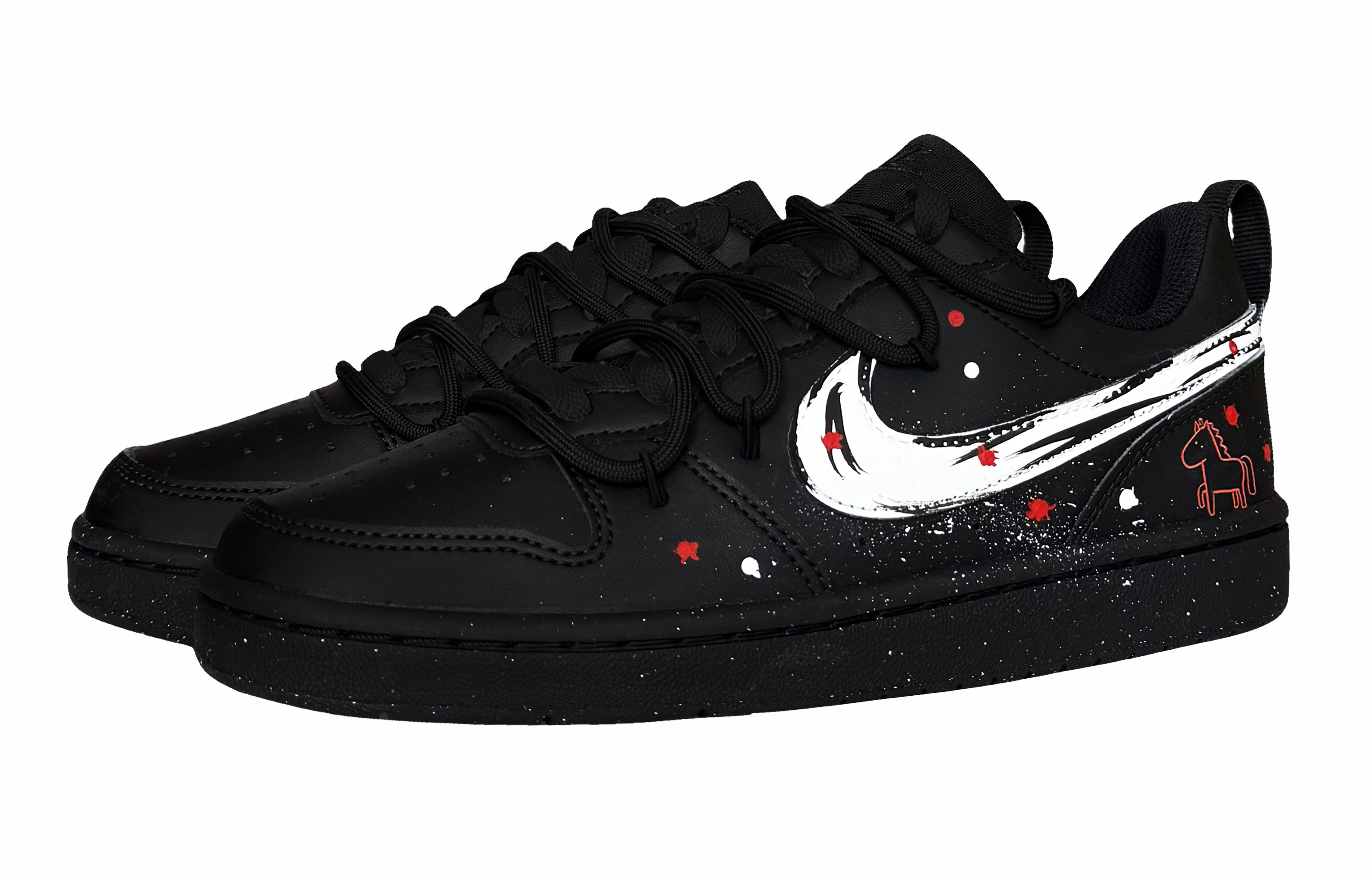 Nike Кроссовки для скейтбординга Court Borough Low Top черные для подростков — фото 4
