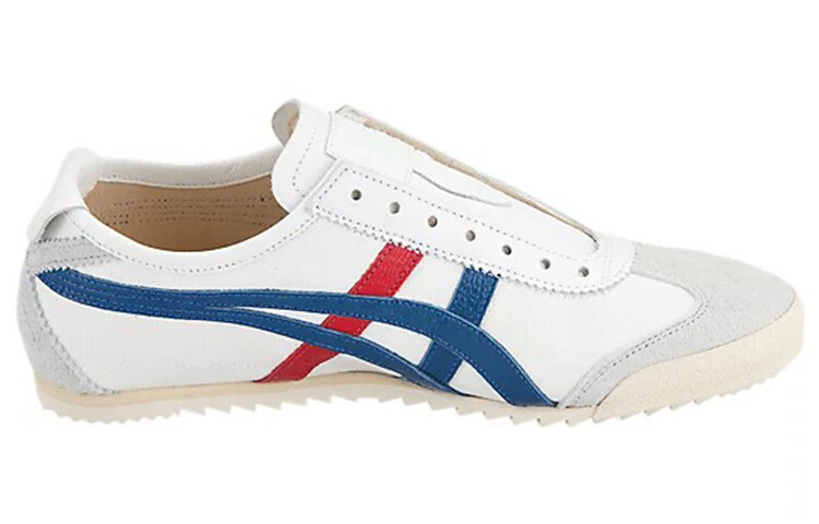 MEXICO 66 Кроссовки унисекс с низким верхом, белые/красные/синие Onitsuka Tiger — фото 2