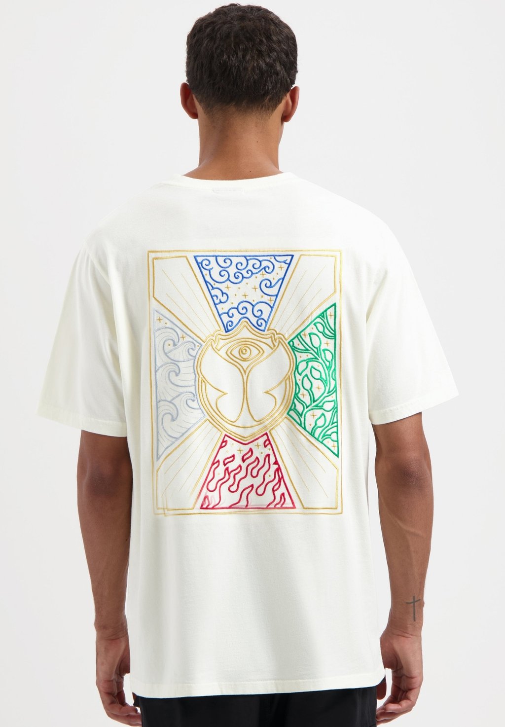 

Футболка с принтом UNITY FLAG COLOR BACK Tomorrowland Store, белый