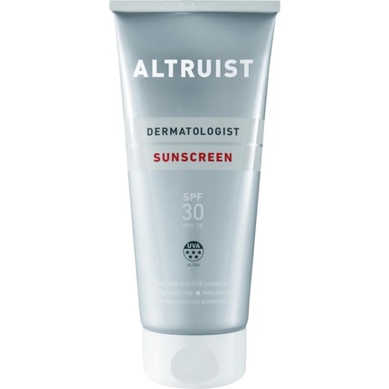 

Дерматологический солнцезащитный крем SPF 30 200 мл без отдушек нелипкий Altruist