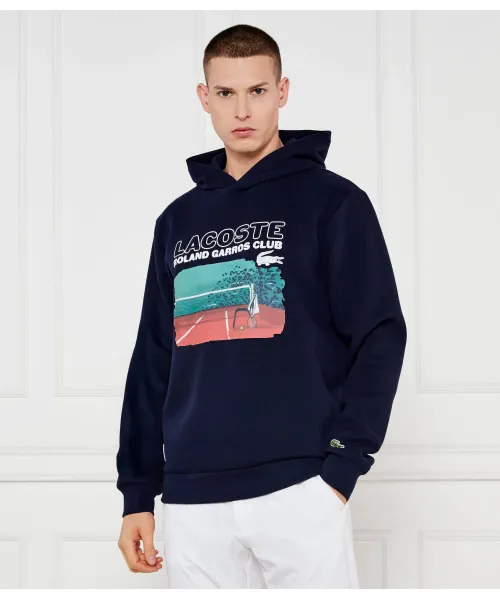 

Толстовка Lacoste x Roland Garros Relaxed fit Lacoste, синий