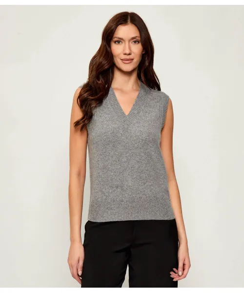 

Кашемировый жилет Карлос Regular fit Weekend Maxmara, серый