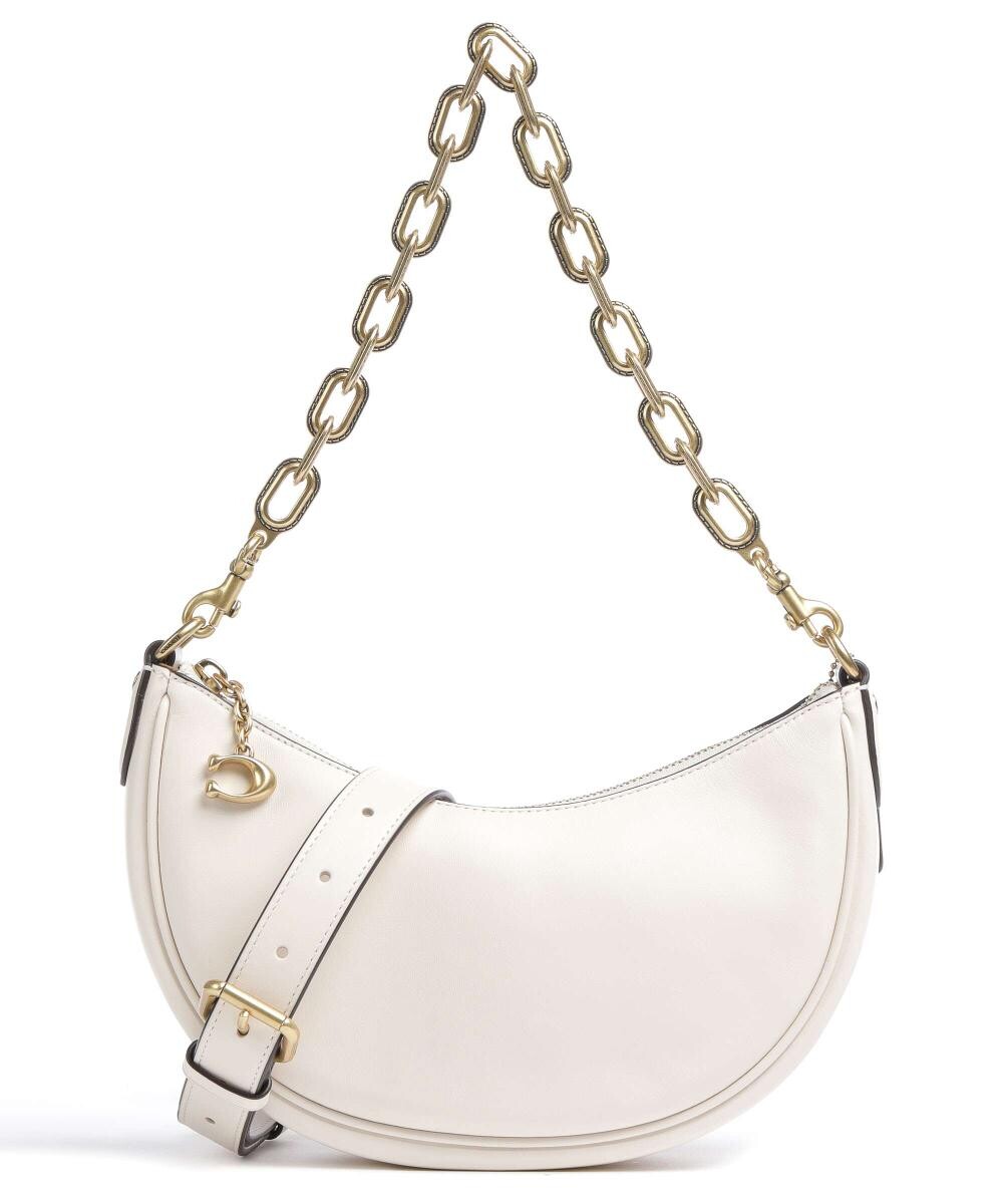

Сумка-ведро Mira из мелкозернистой кожи Coach, белый