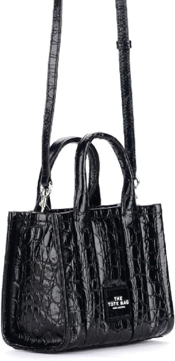 

Сумка Marc Jacobs The Croc-Embossed Micro Tote Bag