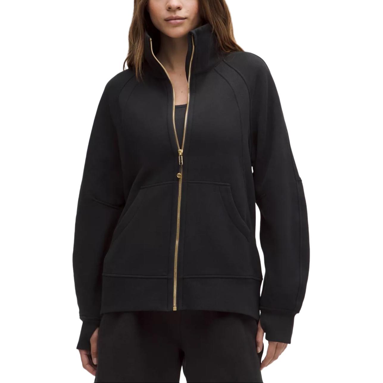 

Lululemon Куртка Scuba Series женская, Black/Gold Zipper/Black/Gold