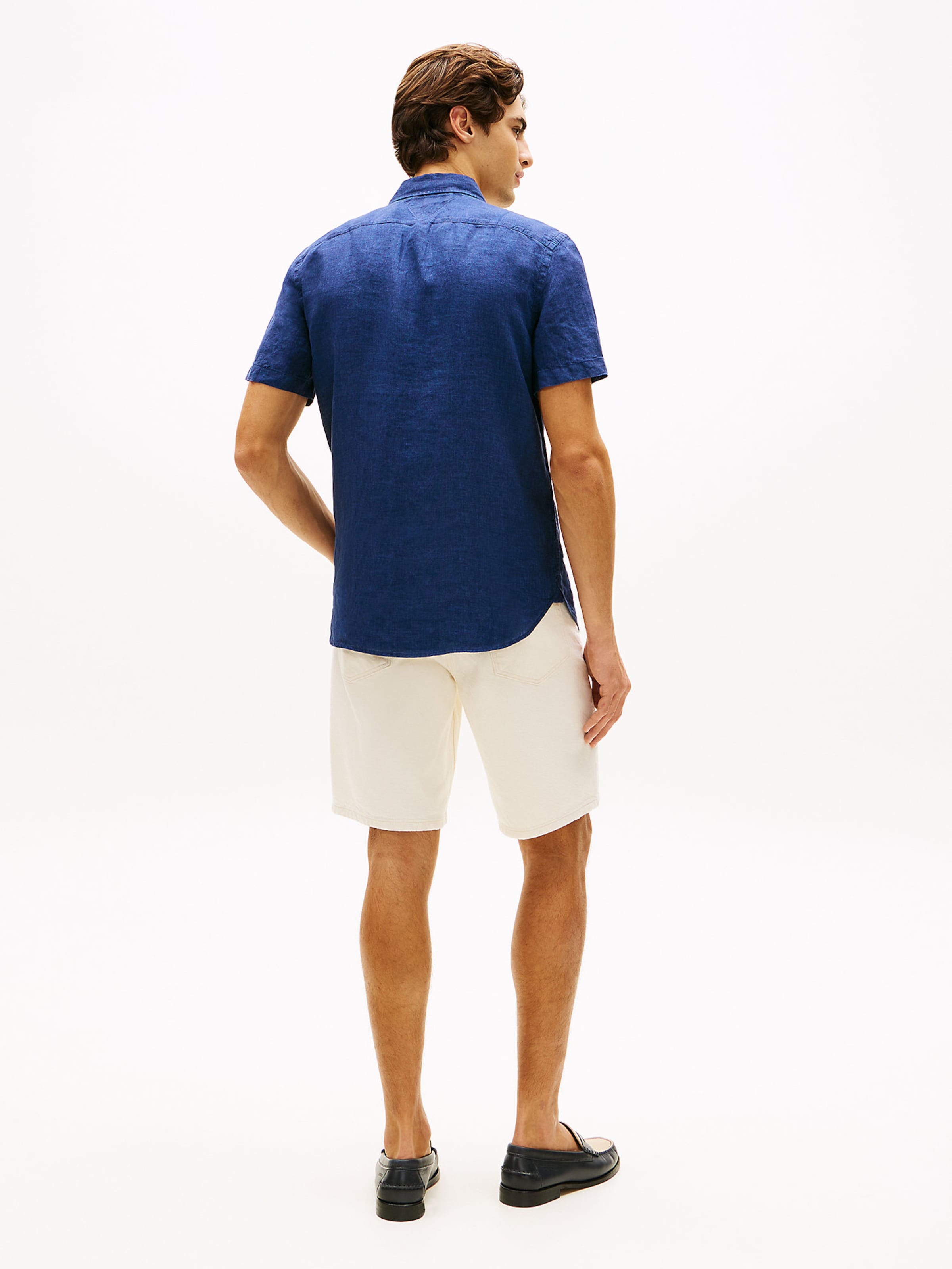 TOMMY HILFIGER Рубашка на пуговицах Regular fit в цвете Marine Blue — фото 4