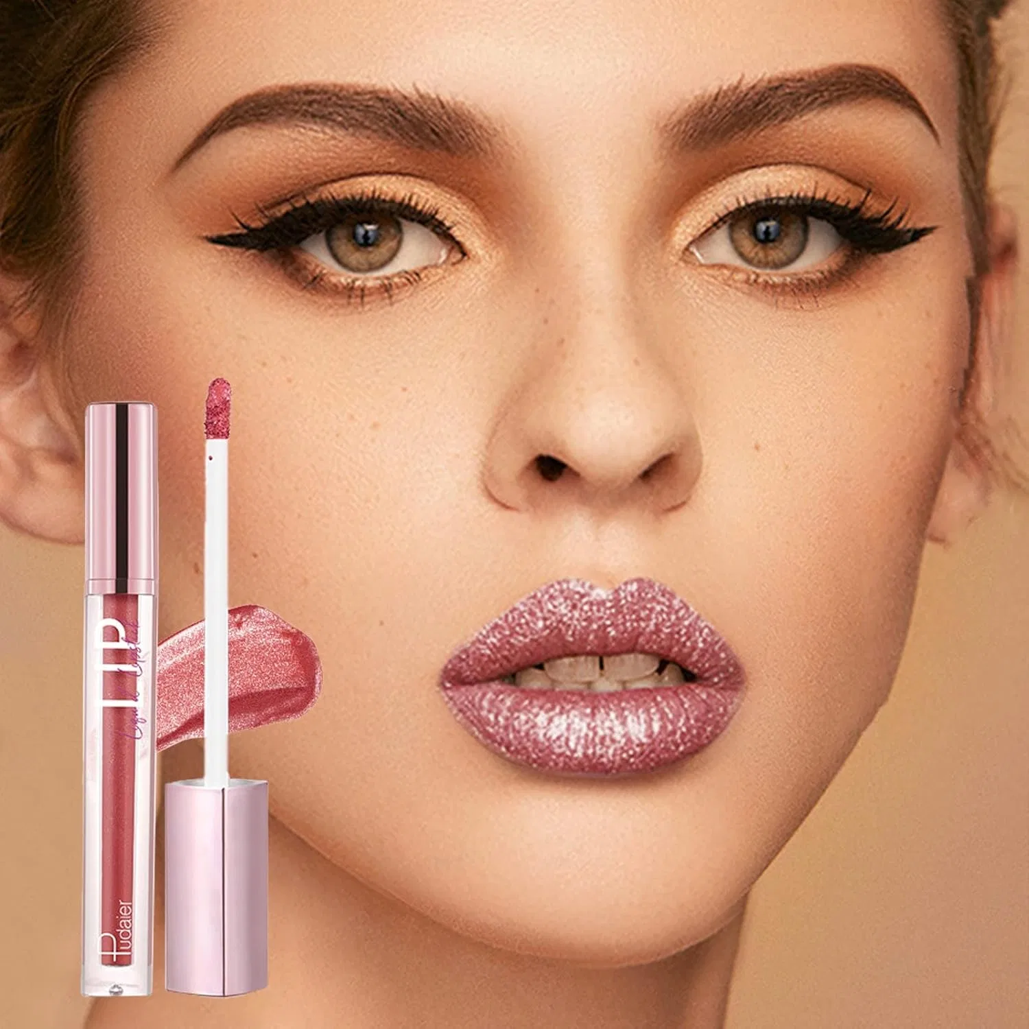 Блеск для губ Lip Tint Metallic Pearl, Foreted, 100 шт, A03-J — фото 3