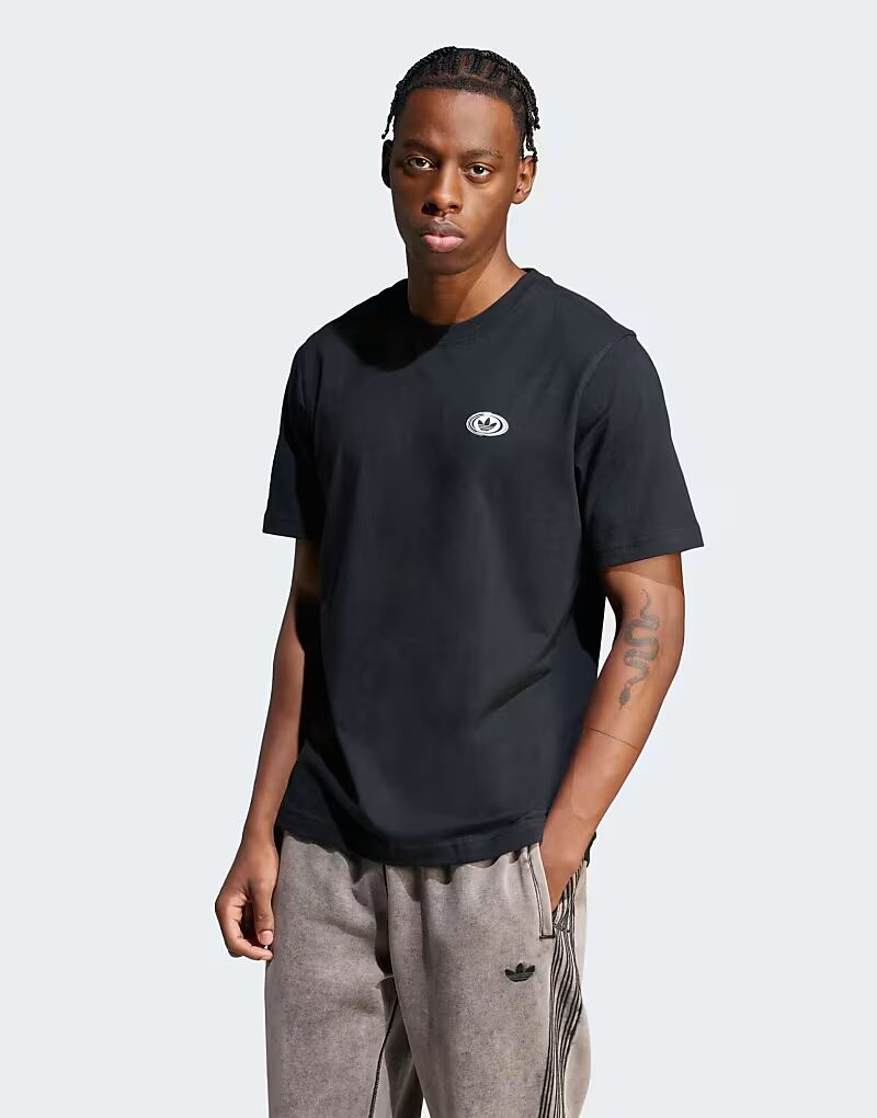 

Футболка Adidas Originals Jazz club черного цвета