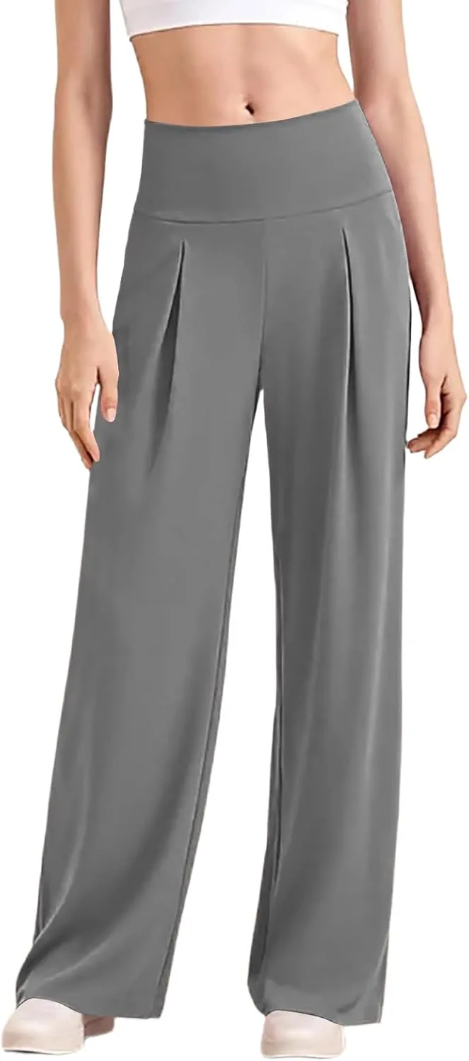 

FQZWONG женские широкие штаны для йоги