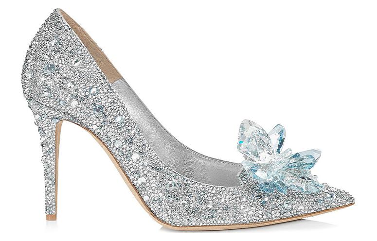 Jimmy Choo Алия Слим Хилл каблуки 8,5 см женские серебристо-белые — фото 3