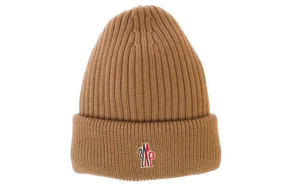 

Шапка Grenoble с вышитым логотипом Moncler, коричневый