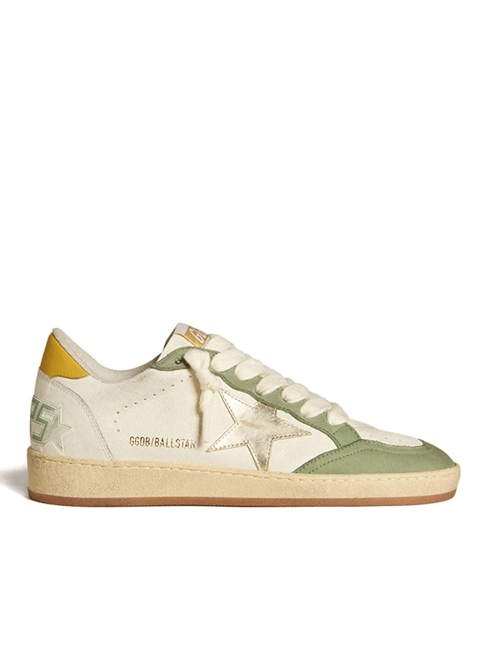 Кожаные кроссовки Ballstar GOLDEN GOOSE, нейтральный