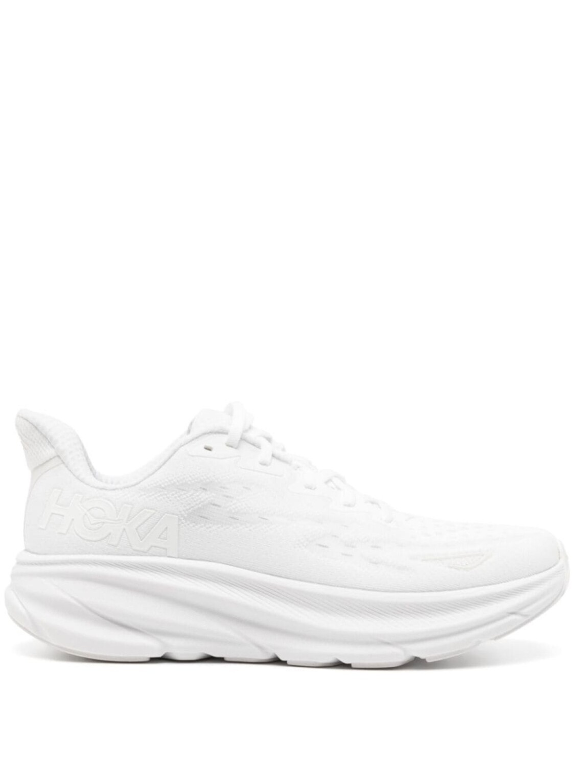 

HOKA кроссовки Clifton 9 на массивной подошве, белый