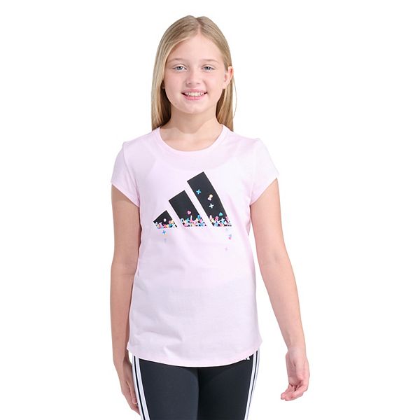 

Футболка с каплевидными рукавами для девочек 7-16 Adidas, Light Pink