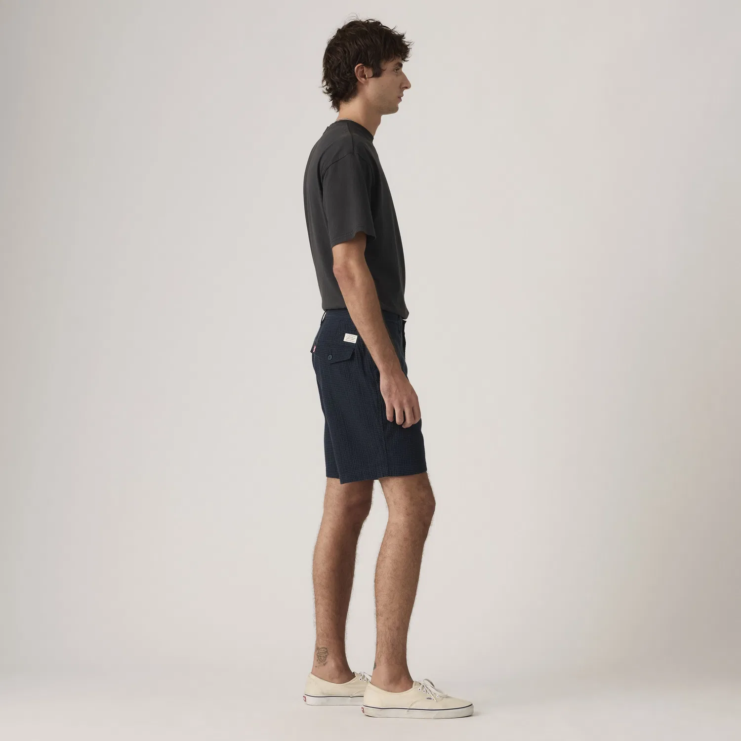 Мужские шорты Xx Chino из натуральной жатой ткани сирсакер, свободного кроя, 8 дюймов Levi's, Blue — фото 4