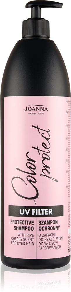 

Профессиональный защитный шампунь с УФ-фильтром для волос, поврежденных солнцем Joanna, kvepalai cherry 1000 мл