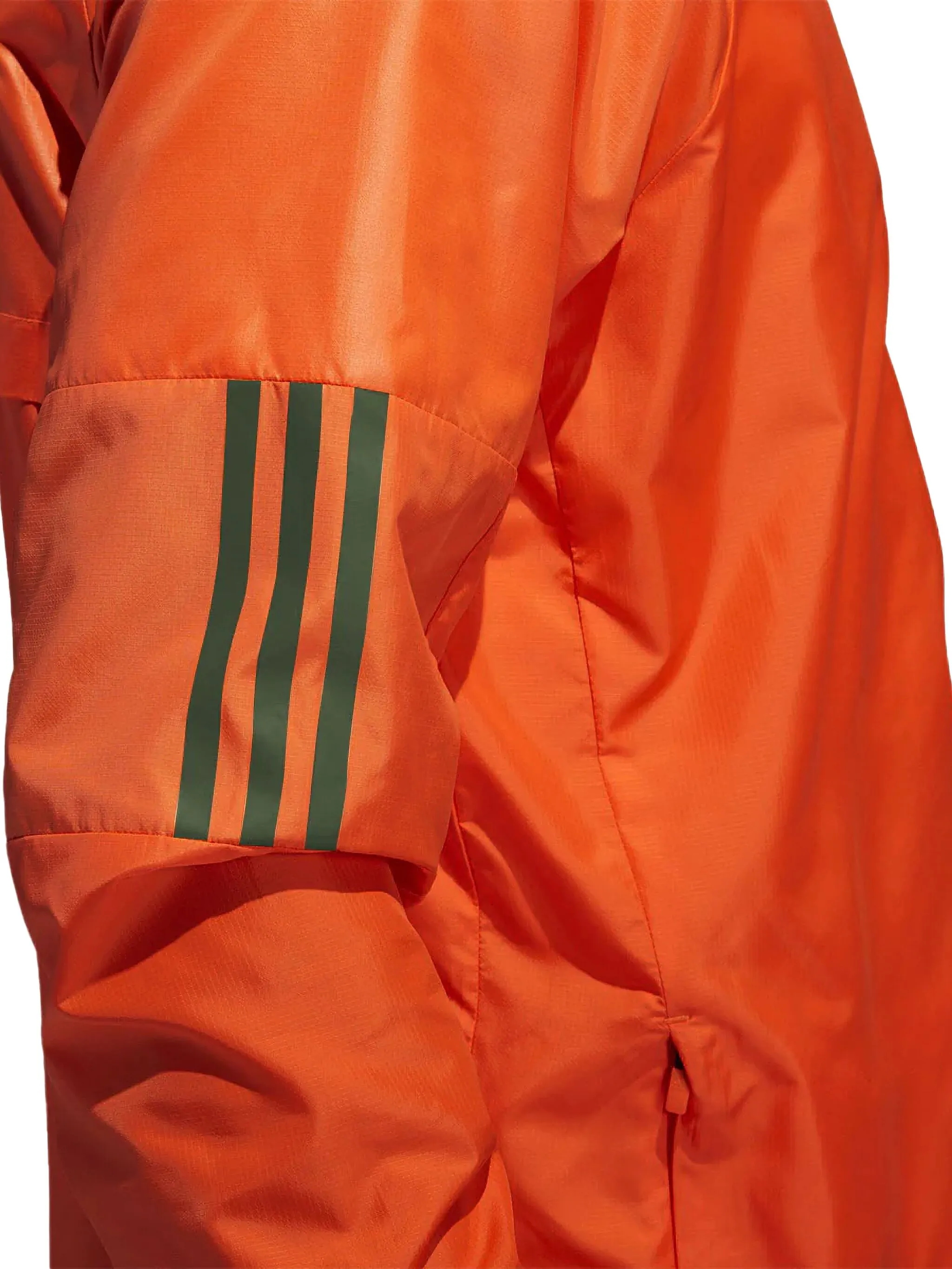 Ветровка на молнии Adidas, оранжевый — фото 2