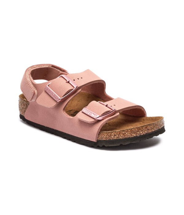 

Сандалии Birkenstock Милан с элементами кожи, розовый