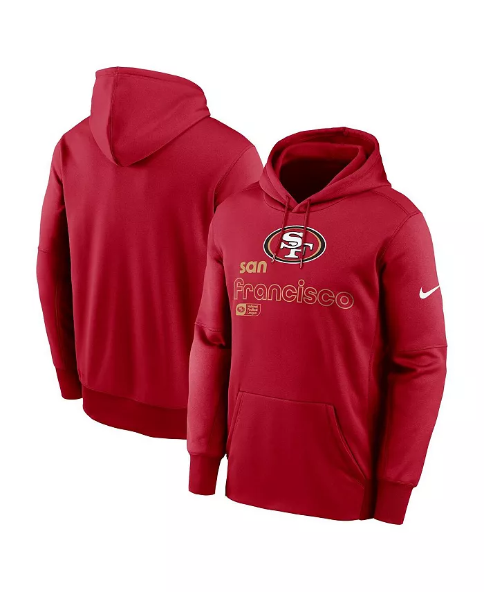 

Мужская большая и высокая худи Scarlet San Francisco 49ers Performance Pullover Nike