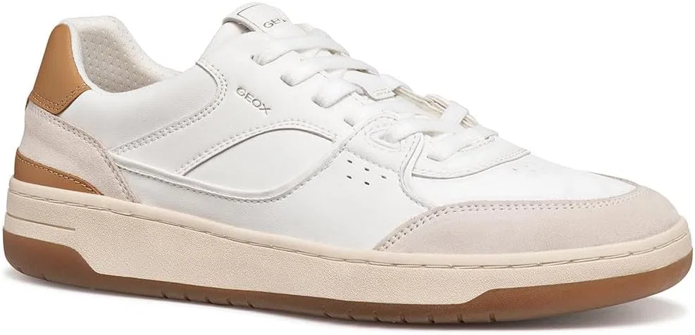 Мужские кроссовки Geox U Sedral для корта B, White Tan — фото 4