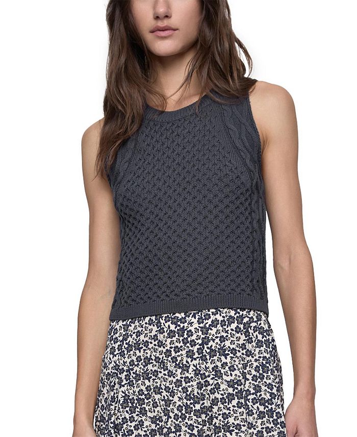 

Свитер Palmer Cable Rebecca Minkoff, серый