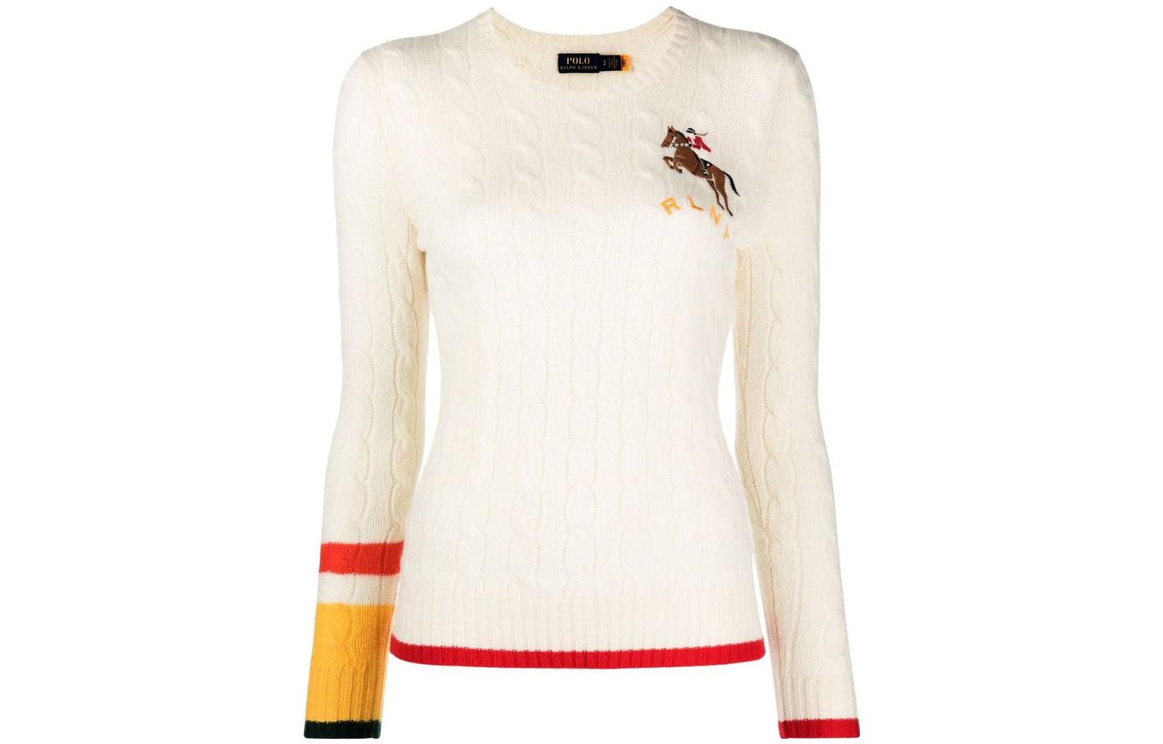 

Свитер женский белый Polo Ralph Lauren