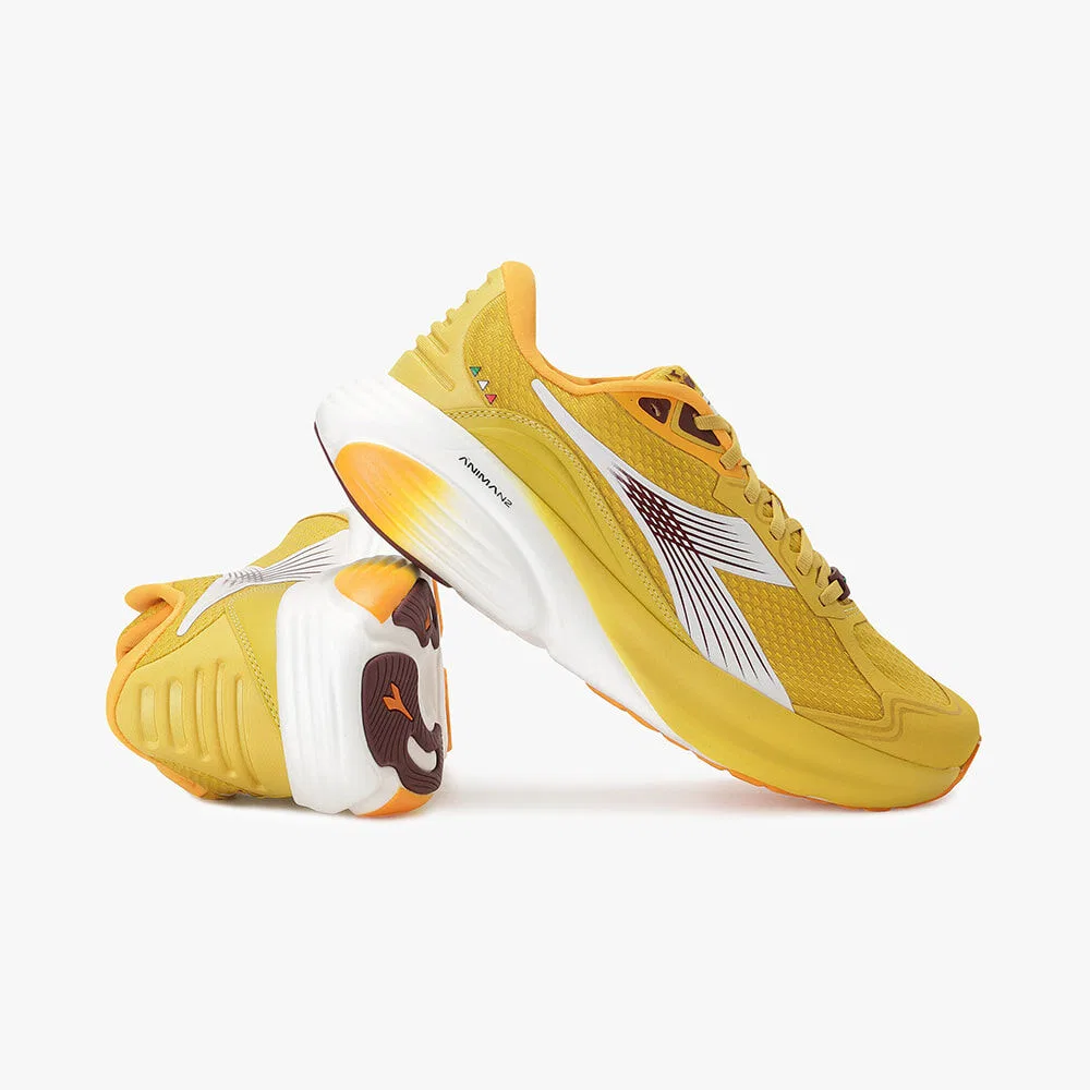Мужские беговые кроссовки Diadora Atomosstar, оранжевые — фото 3