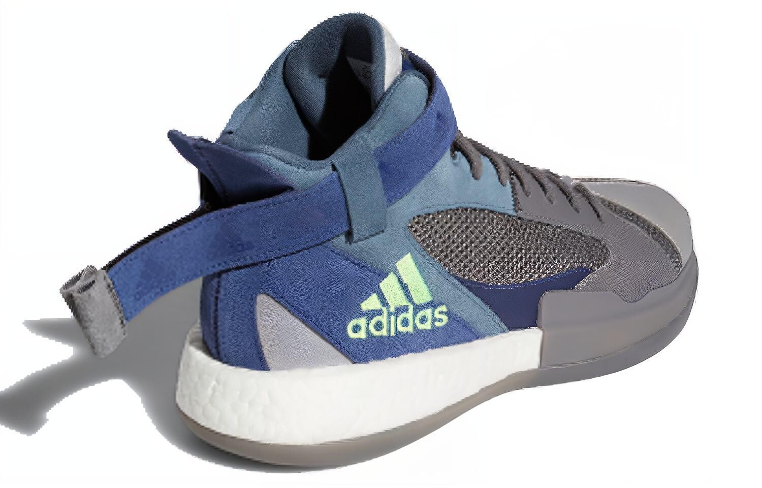 Постеризированные винтажные баскетбольные кроссовки для мужчин Adidas — фото 3