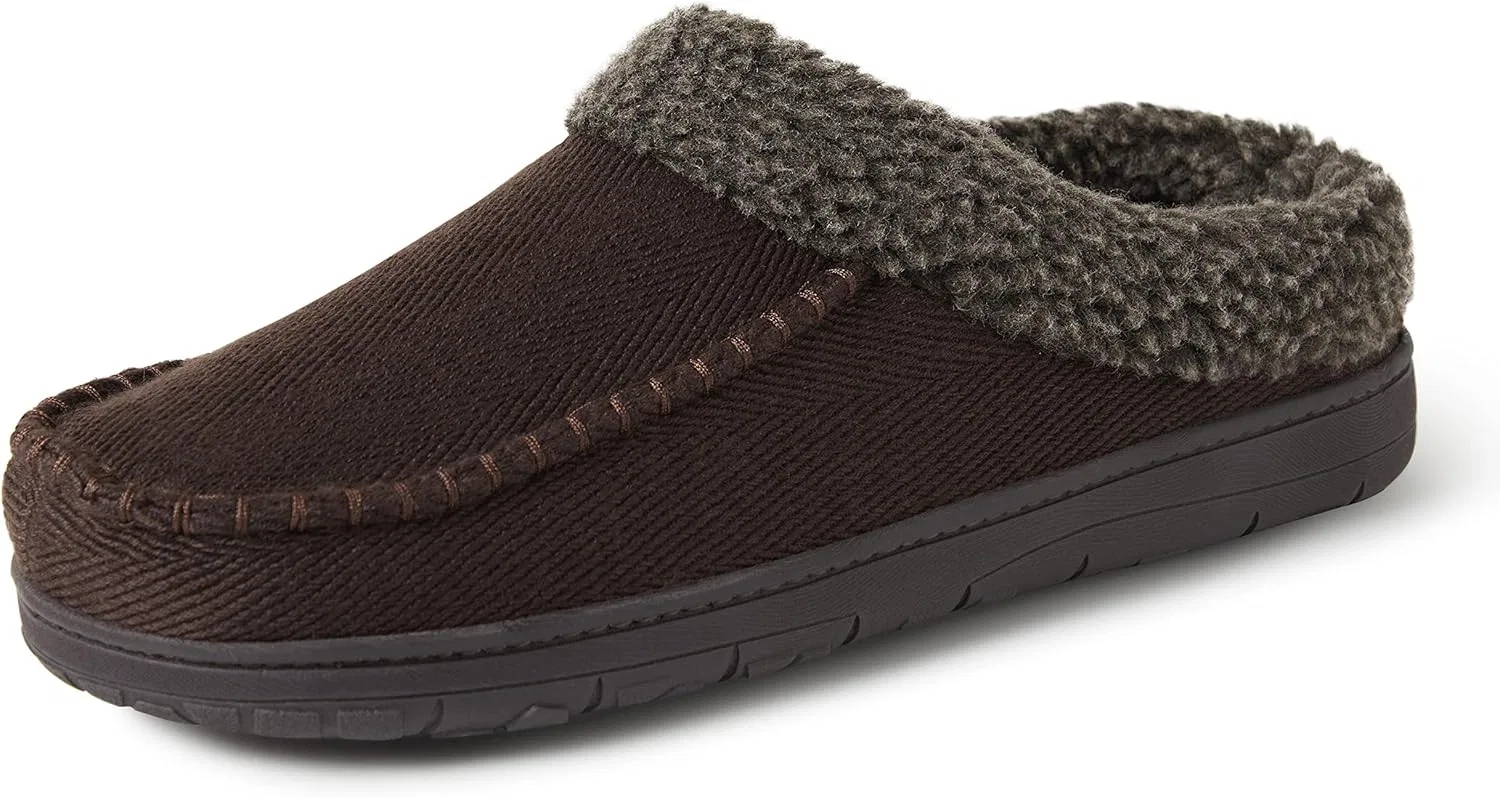 Мужские мюли дышащие Dearfoams, Coffee (Twill)