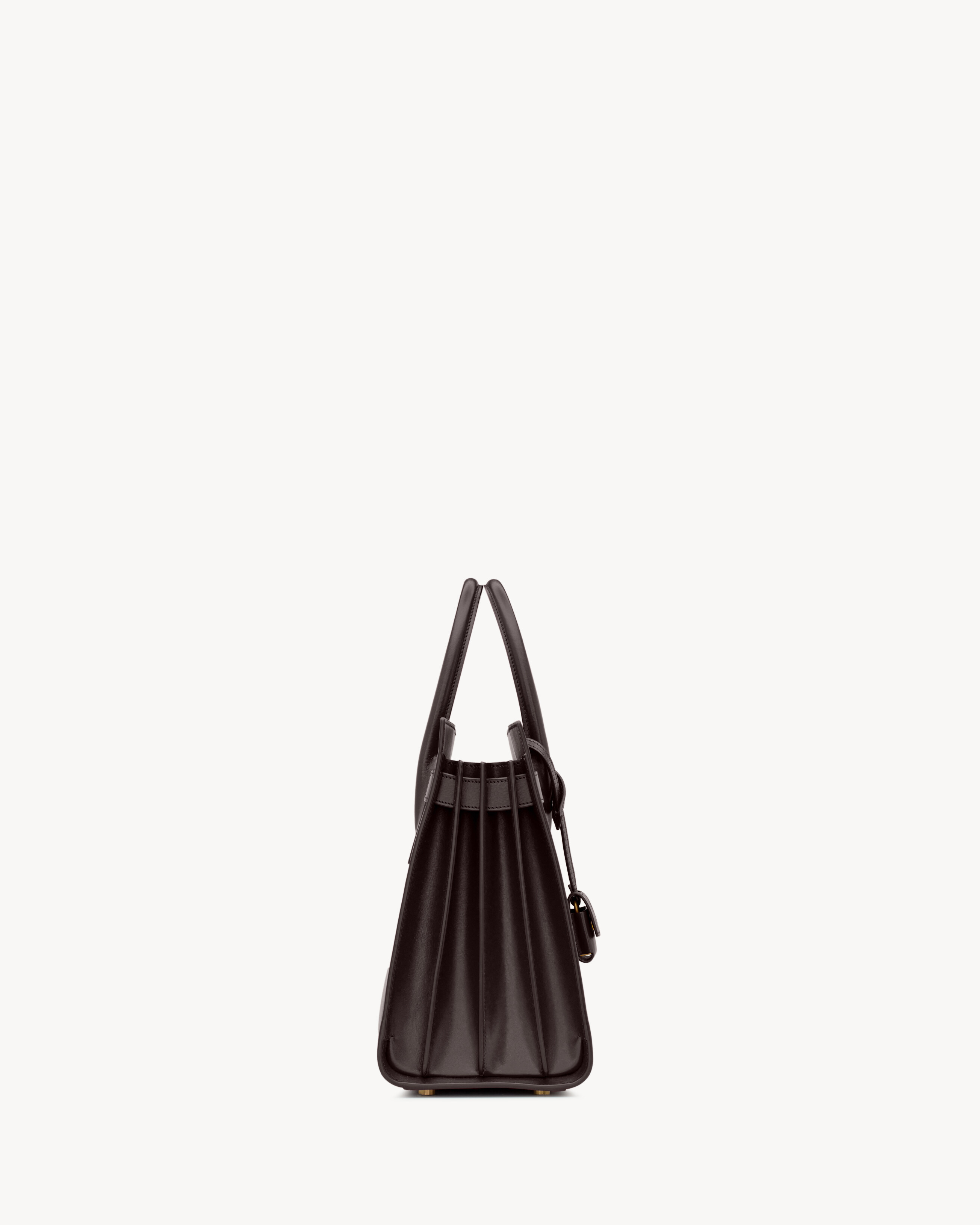 Сумка SAC DE JOUR в своем культовом размере Saint Laurent, коричневый — фото 4