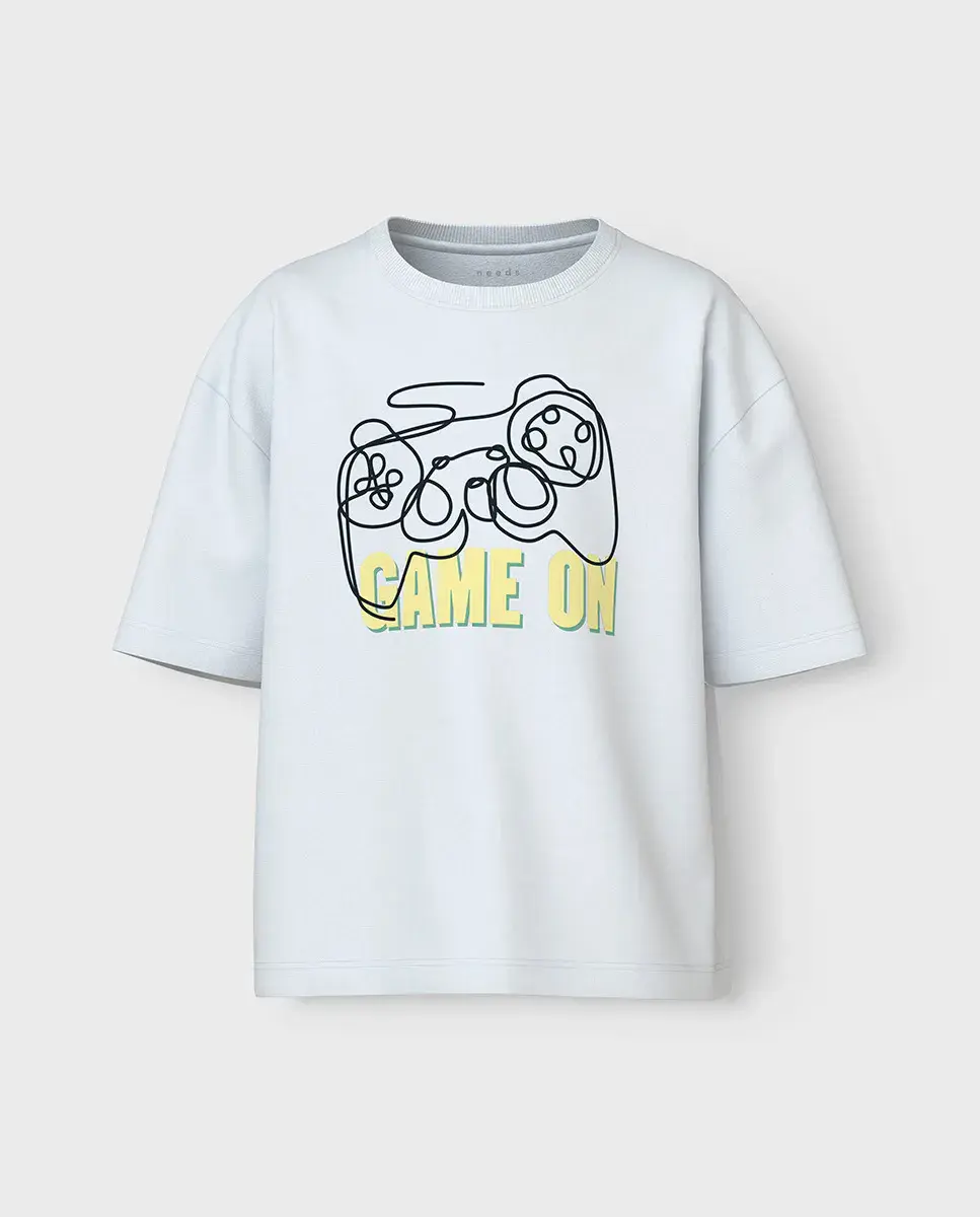 

Футболка с коротким рукавом для мальчиков name it, белый