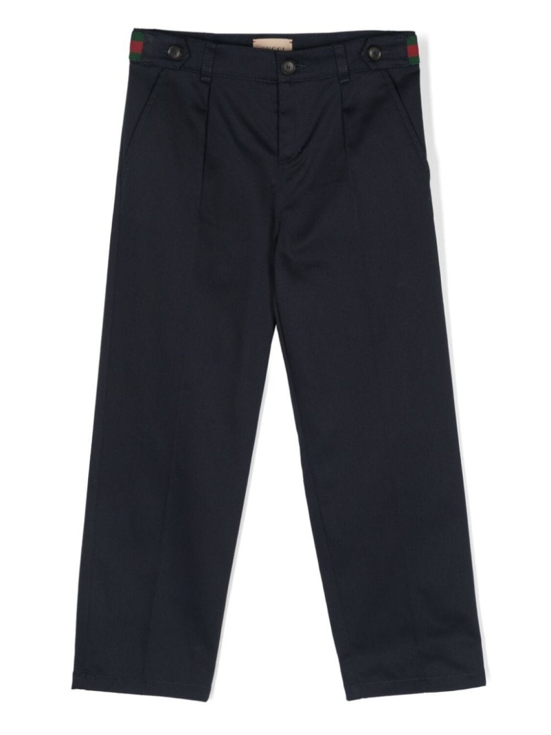 

Gucci Kids брюки с отделкой Web, синий