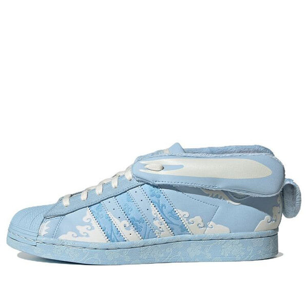 

Кроссовки оригиналы суперзвезда papercut x melting sadness Adidas, синий