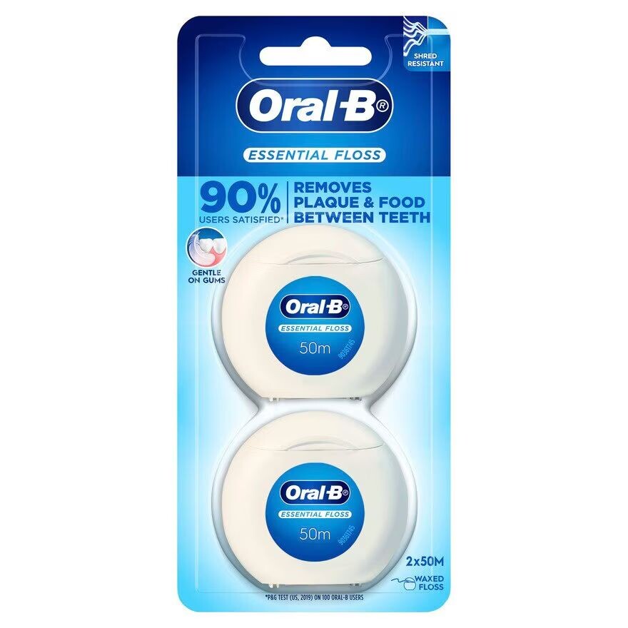 

Oral B Oral-B Essential Floss, 50 м., двойная упаковка, Blue
