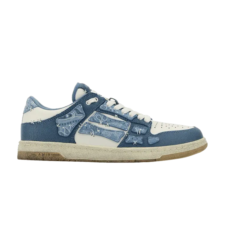 

Кроссовки Amiri Amiri Skel Top Low 'Bandana - Ashley Blue', синий