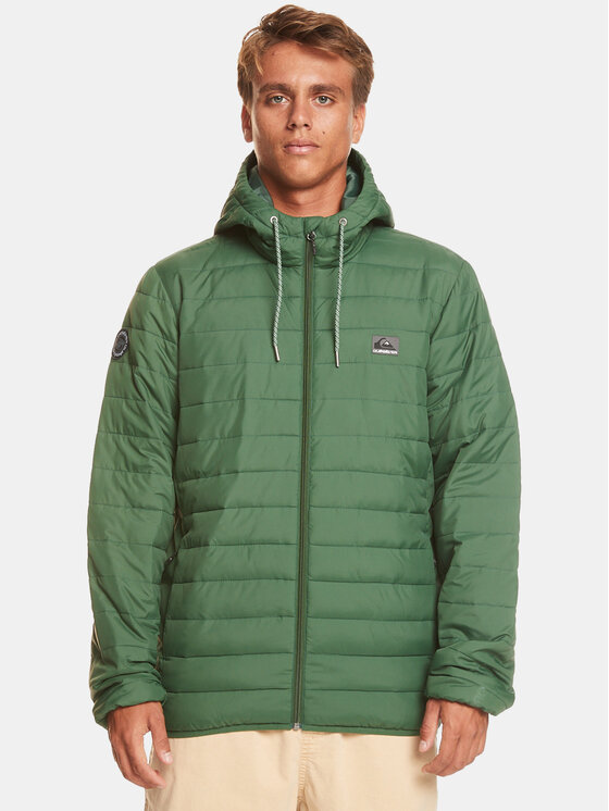 

Демисезонная куртка regular fit Scaly Hood Jckt EQYJK04008 Quiksilver, зеленый