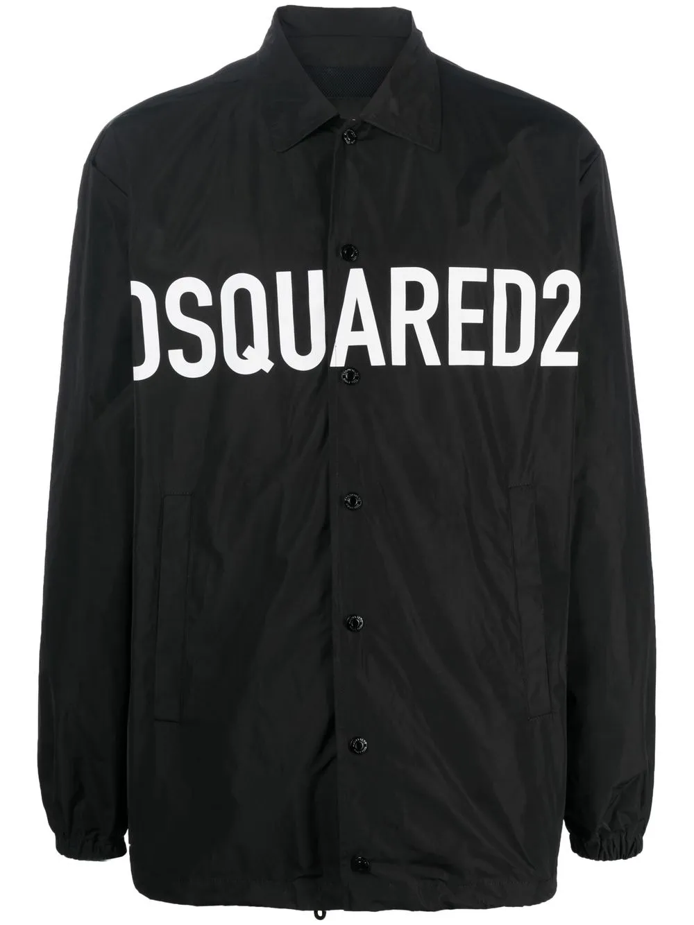 

Куртка-рубашка с логотипом DSQUARED2, черный