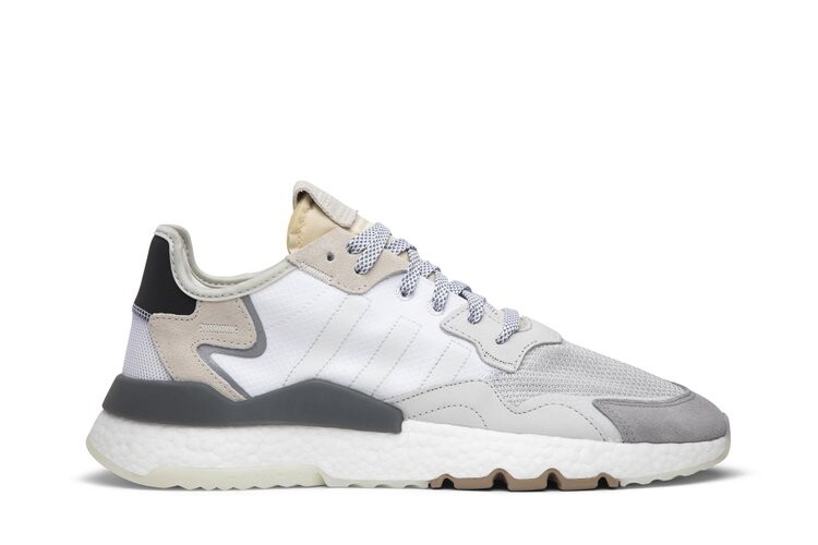

Кроссовки Adidas Nite Jogger 'Grey Pack - Neutral White', белый