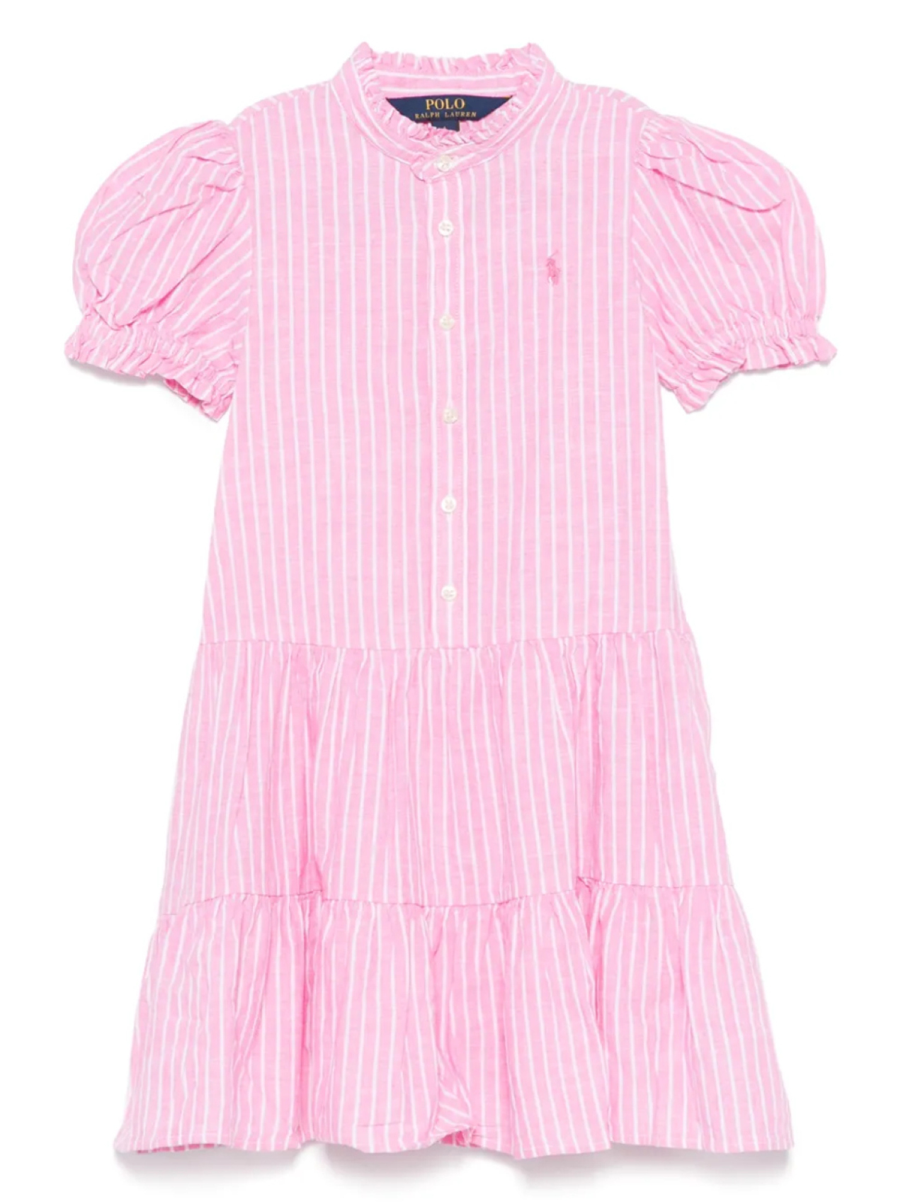 

POLO RALPH LAUREN KIDS платье в полоску, розовый