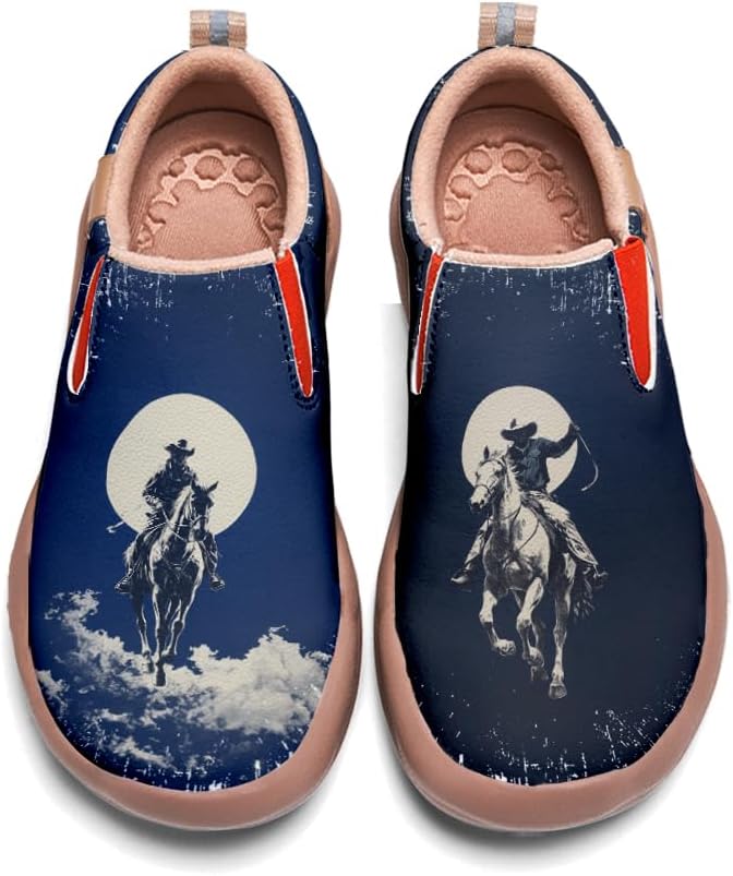 

Мужские кожаные лоферы Onehorse, слипоны для повседневной носки и путешествий, ковбойская раскрашенная обувь, Cowboy_39