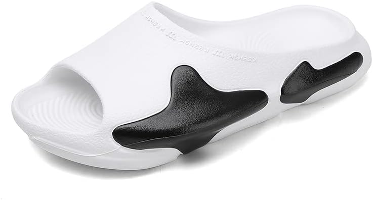 

Спортивные сандалии AnsrJ с поддержкой свода стопы, против скольжения, удобные для улицы и дома для мужчин и женщин, белый/черный