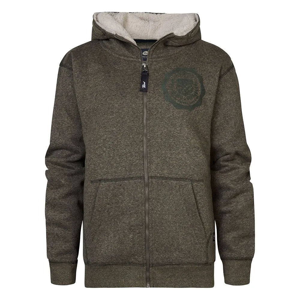 

Толстовка Petrol Industries B-3040-SWH331 full zip, зеленый