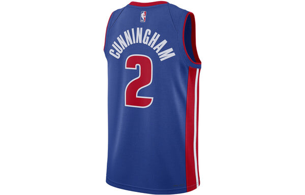 Майка Nike Dri-FIT NBA Detroit Pistons Cade Cunningham Icon Edition 2022/23 Swingman Jersey, мультиколор — фото 2